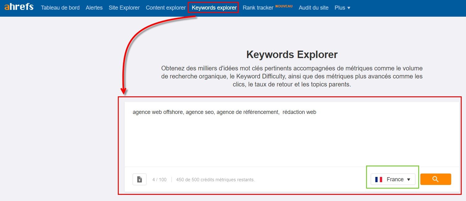 Keywords explorer